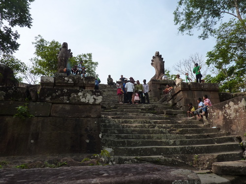 Preah Vihear нага балюстрада лестница