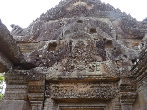 Preah Vihear gopura 4 внутренний фронтон